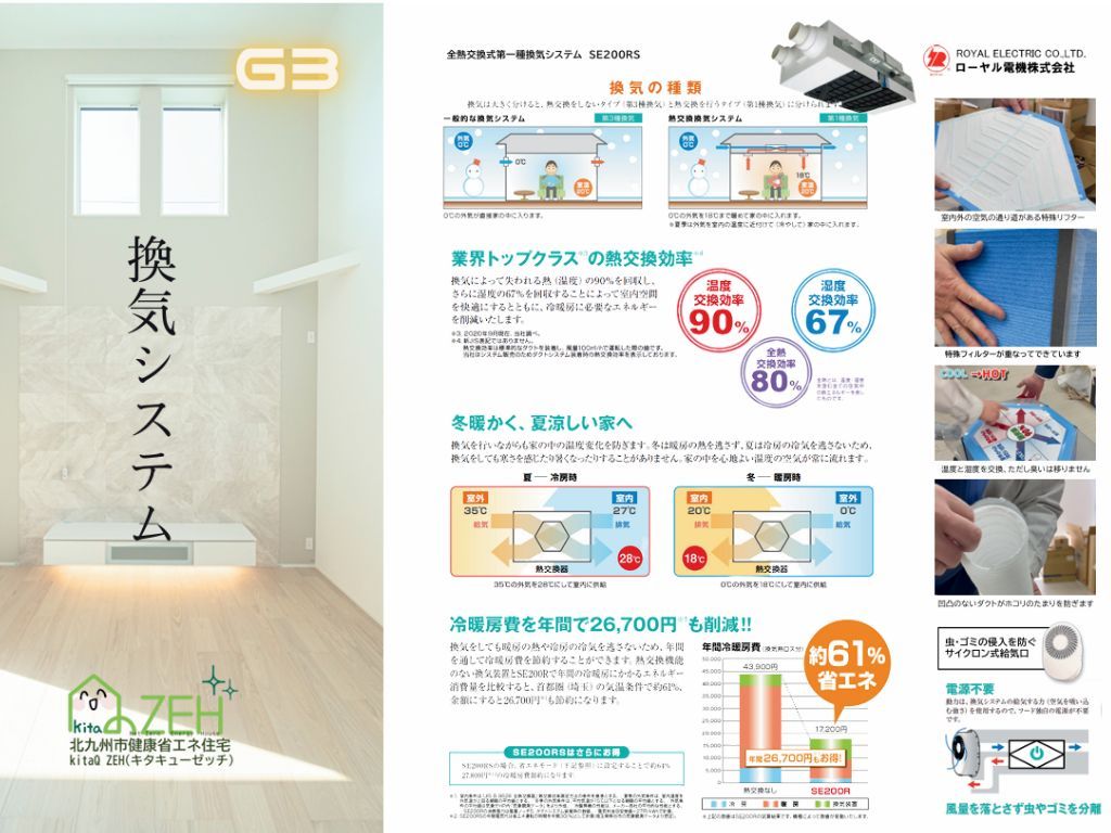 北九州八幡東で「超！kitaQ ZEH」新築分譲住宅を販売中！！
